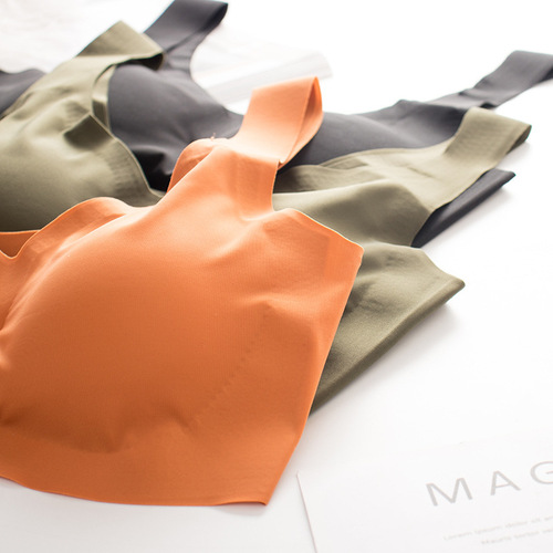 Japan's Shangpin Anxin Fourth Generation Seamless Wire-Free Push-Up Women's Underwear Sleeping Sports Vest Bra