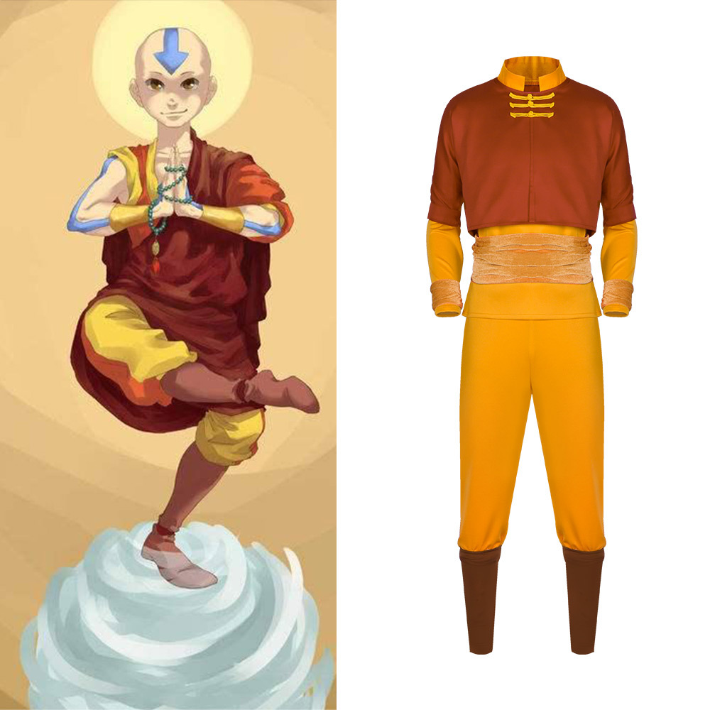 降世神通最後的氣宗cos服裝布米安昂卡塔拉cosplay萬聖節表演服