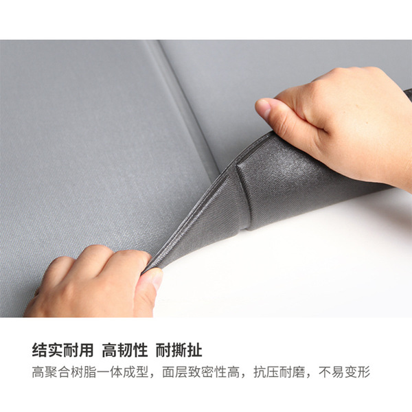 Foldable non-slip handheld sports yoga mat for gym PVC