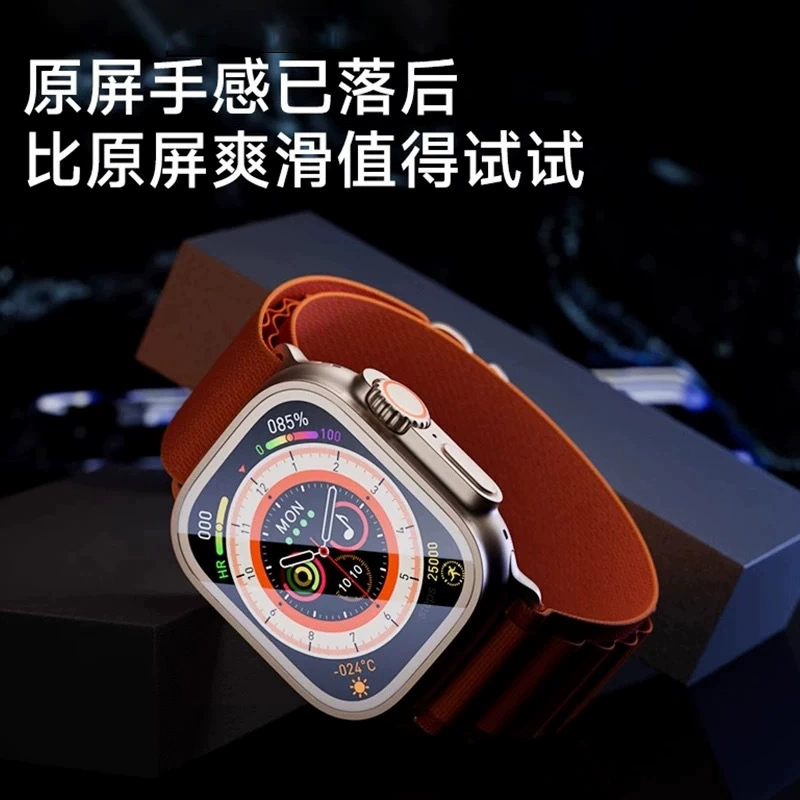 Защитная пленка пылеотталкивающая для Apple Watch Ultra 1/2, защитная пленка для iWatch, быстрая установка