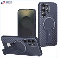 适用于Samsung三星S25 ultra品盾碳纤维手机壳支架磁吸防摔保护套