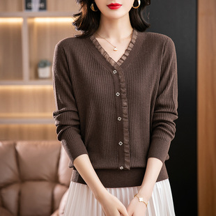 Sweater 2025 New Women's Pullover Loose Long-Sleeved Outer Wear Plus Size Mom Fashion Casual Western Style Knitwear