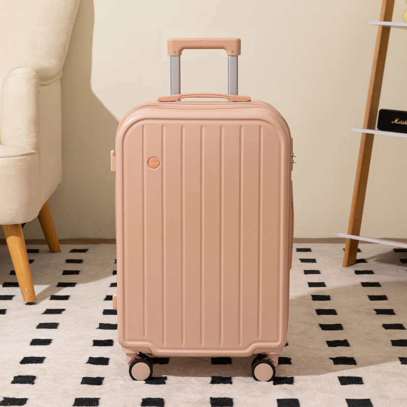 Equipaje maleta de 20 pulgadas hembra color caramelo mudo rueda universal caja de embarque macho pequeño carro ligero al por mayor