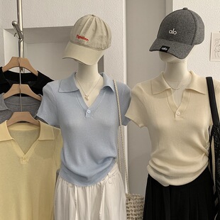 �W���R polo�I��ɫ����ᘿ���Ů�ļ�ܛŴ�����@�ݜp�g���³� 7012