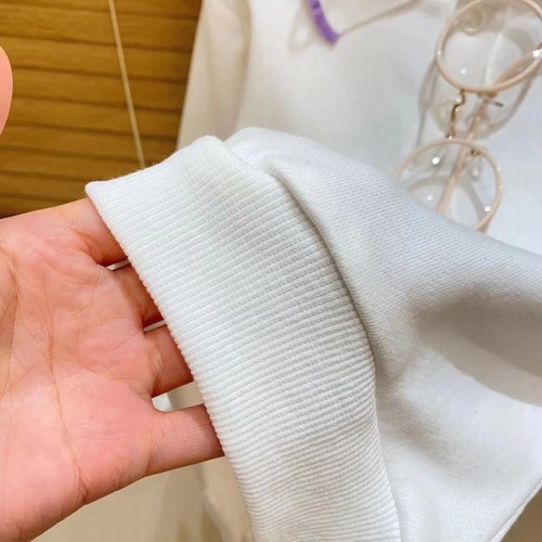 Girls' long-sleeved sweatshirt suit 2024 spring and autumn new children's sports Korean two-piece set baby fashionable style