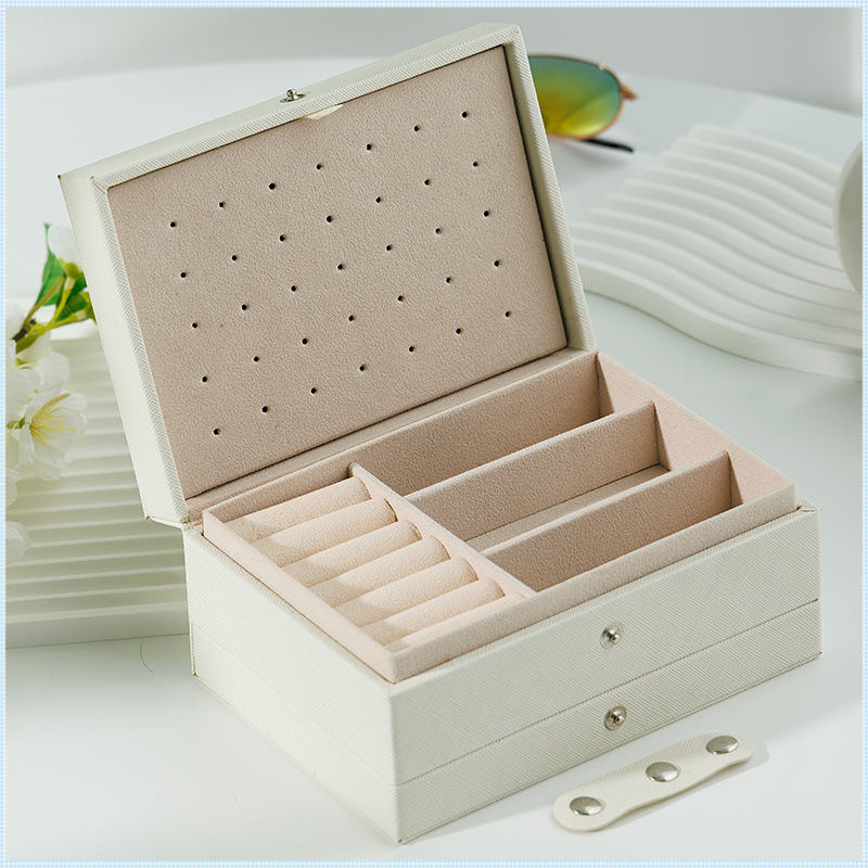 특허받은 디자인의 3겹 흰색 [각 층이 독립적으로 열리고 닫힙니다.]