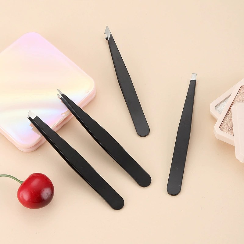 Нержавеющая сталь 96 зажим набор из 4 предметов черный зажим для макияжа ресниц зажим для бровей косой зажим для рта рот красота зажим для инструмента макияжа