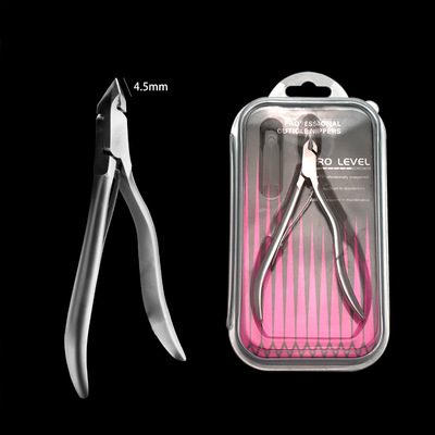 Factory wholesale Russian Backhand Cuticle scissors Stainless steel texture of material Nail enhancement Dedicated sharp Dead Cross border Specifically for