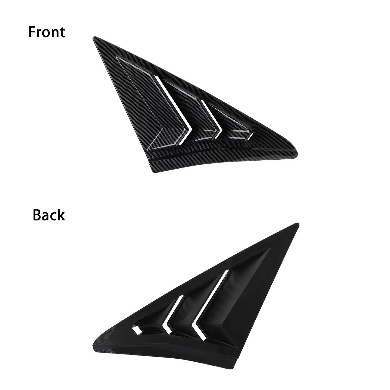 Подходит для модификации 16-21 поколения Civic после Bailland Window Dialcar Sadoractal Triangle Triangle Decoration