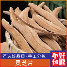 野生灵芝片500g紫灵芝 黑灵芝 赤灵芝切片干货养生泡酒泡茶