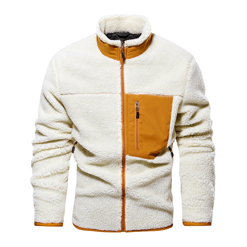 Giacca uomo in agnello casual e calda per l'inverno_voghion.com