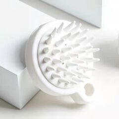 Keiji Japanese silicone anti-dandruff and anti-itch bathroom massage comb clean scalp health massage head scratcher shampoo brush
