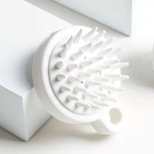 Keiji Japanese silicone anti-dandruff and anti-itch bathroom massage comb clean scalp health massage head scratcher shampoo brush