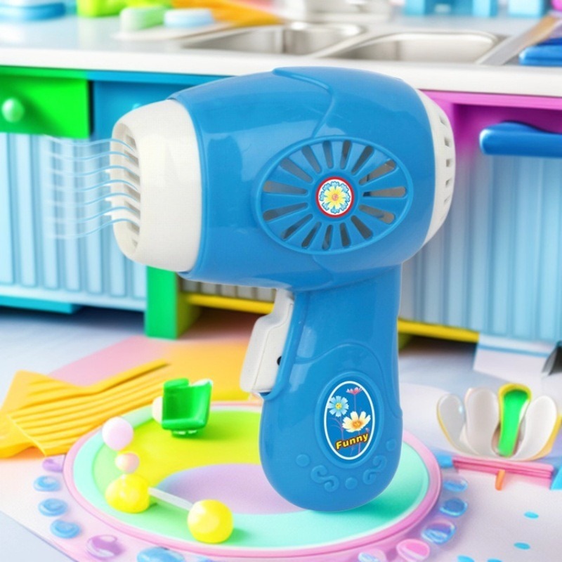 원제조사 직판 시뮬레이션 미니 헤어드라이어 미용 미용실 장난감 어린이 장면놀이 여자아이 장난감
