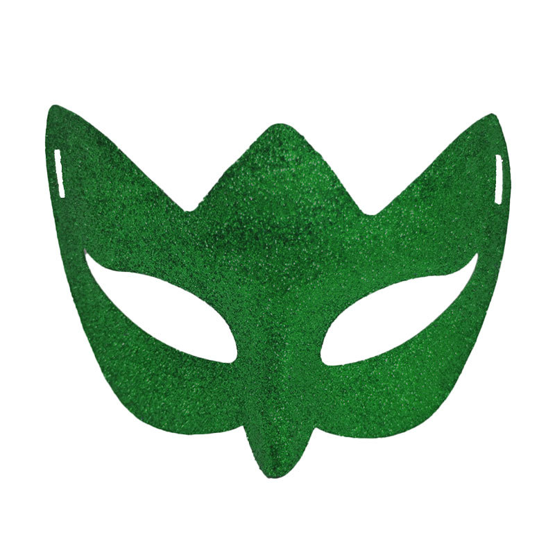 Carnaval máscara de alto valor veneciano máscara de baile polvo brillante esmaltado retrógrado máscara de mitad de cara King Eye Mask