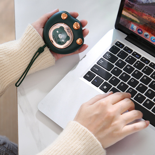 Cat Claw Hand Warmer Rechargeable Cartoon Cute Pet Double-Sided USB Portable Explosion-proof Mini Winter Gift New Style