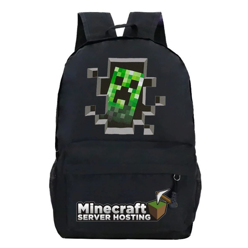 Детский рюкзак-плечевая сумка (Minecraft), принтая школьная сумка, один размер, легкий 0.311 кг