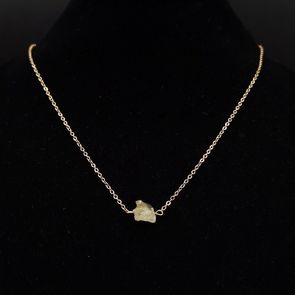 Fashion Geometric Agate Plating Natural Stone Necklace 1 Piece