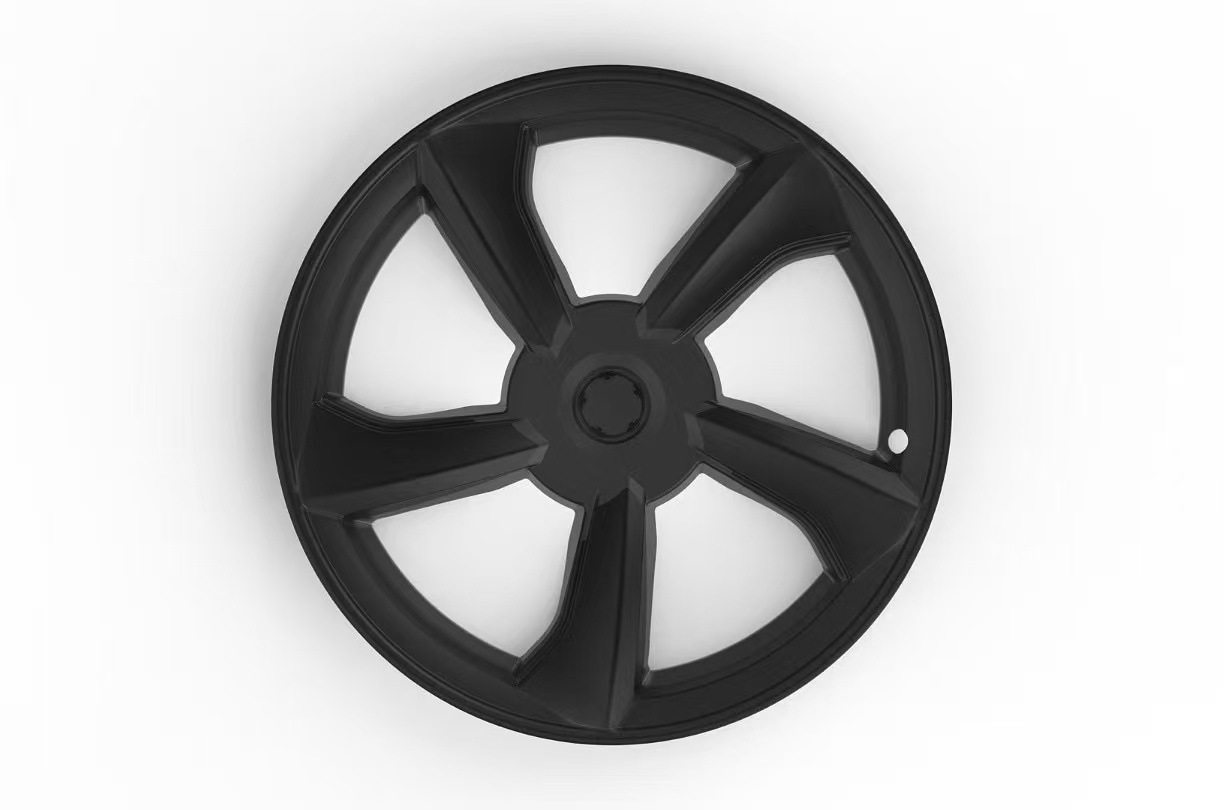 3/Y Wheel | Tesla Hub cover - new-model-y-19-inch-blade-matte-black
