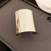 121#Open Bracelet-Silver Pig