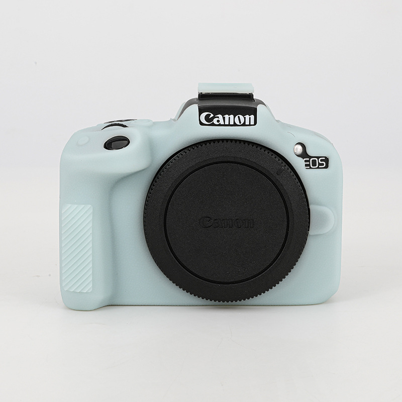 Aplicable a Canon EOS R50 cámara cubierta de silicona R50 micro una sola cámara cubierta protectora bolso de fotografía cubierta de caja suave
