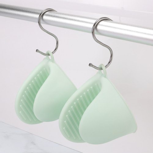 Baking gloves, non-slip heat insulation gloves for taking dishes, oven, microwave, air fryer, kitchen anti-scalding hand clips