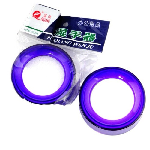 Fuqiang Hand Wet Dispenser Round Sponge Hand Wet Dispenser Hand Dispenser Bank Office Accounting Supplies Dip Box Wholesale