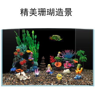 Fish Tank Decorative Coral | Fish Tank Aquarium Landscaping Luminous Coral Combination Aquarium World Landscaping Coral