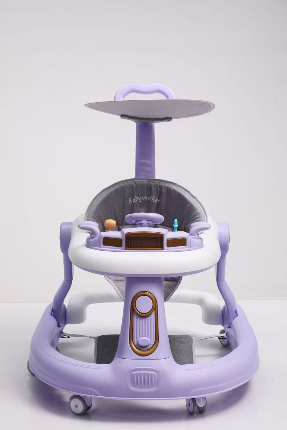 Andador Multifuncional para Bebé 6-18 Meses de Plástico Musical Antivuelco