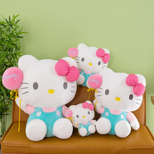 经典hellokitty玩偶网红凯蒂猫咪毛绒玩具哈喽kt公仔送女生日批发