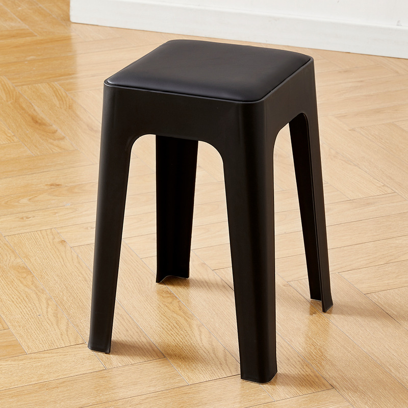 Crema de la intemperie silla simple dormitorio simple simple taburetes hogares gruesos lujosos sillas de plástico de alta calidad