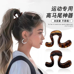 韩系高马尾小抓夹运动牢固发夹女高级感百搭发卡发饰秋冬时尚夹子
