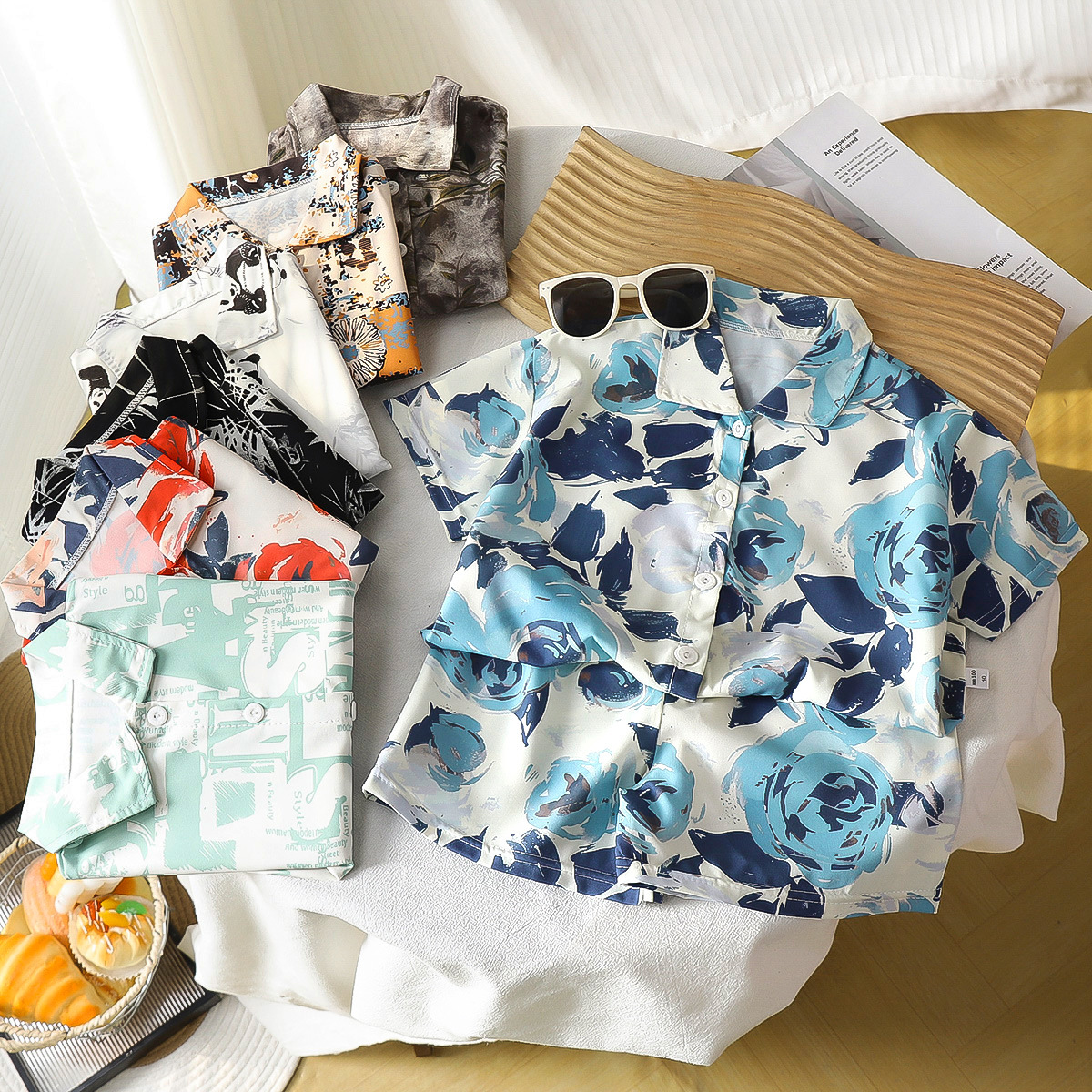 2025 children's summer suit summer baby short sleeve shorts children's T-shirt loose shirt tide children's clothing wholesale