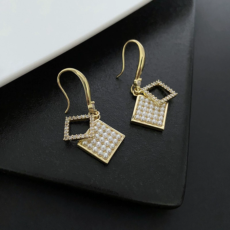 Universal silver needle from pearl, earrings, high-quality style, silver 925 sample, internet celebrity, fitted
