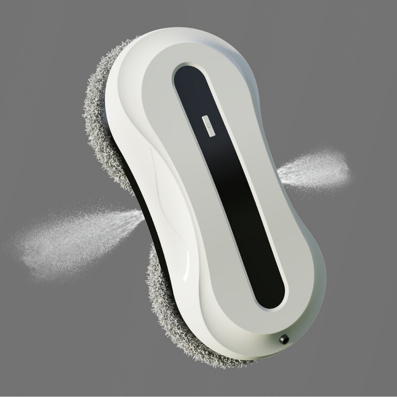 Source Factory Window Cleaning Machine with Dual Water Spray, Ai Path Planning, 2.4g Remote Control, Mobile App Control, Cleaning Spray for Windows