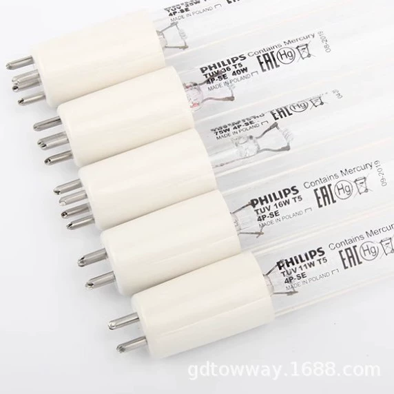 УФ-бактерицидная лампа Philips TUV11W 16W4P-SE, медицинская дезинфекция, коммерческий биологический шкаф