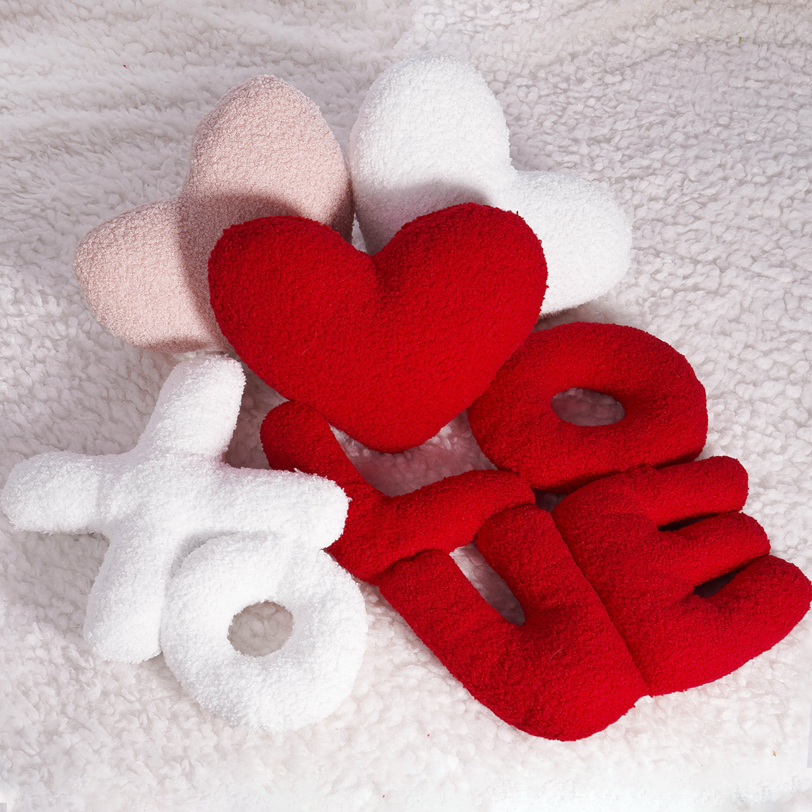 Nuevos productos transfronterizos creativos AMOR almohada XO letras almohada almohada decoración boda romántica celebración