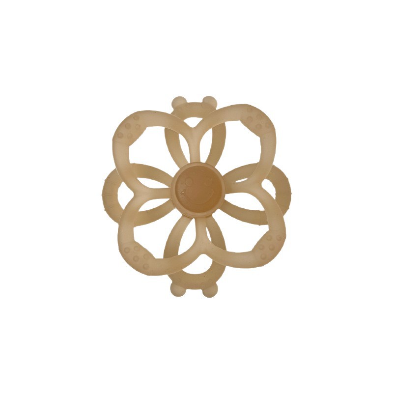 Manhattan silicona pétales de goma de diente para bebés hervida palillos de dientes para bebés pacificadores juguetes resistentes a la mordedura de manos goma de diente