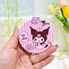 Cartoon small handheld double-sided round mirror, new collection