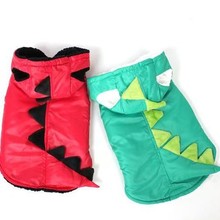 宠物服装狗狗保暖恐龙棉服秋冬装衣服中小型犬大型犬工厂恐龙造型