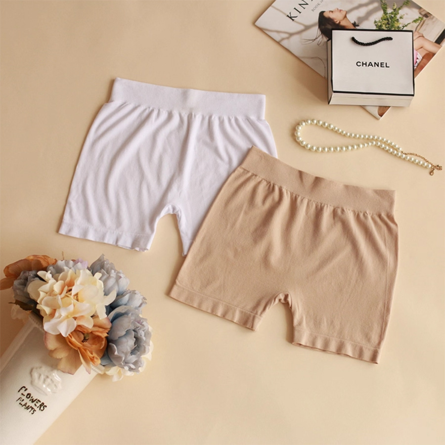 新安全裤女防走光纯棉平角裤厚款无痕女士打底裤短裤透气现货批发