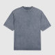 2025 American Style Heavy Cotton Washed Old Short-sleeved T-shirt Men's Summer Retro High Street Style Street Loose Trendy Brand