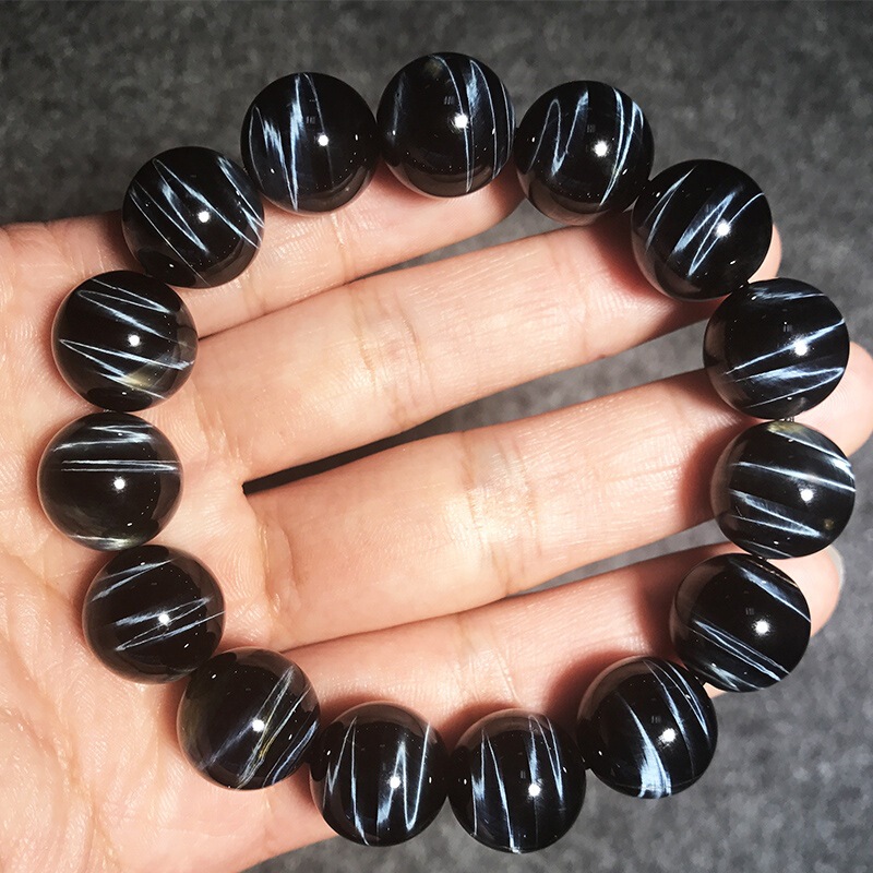 One Thing, One Picture, Natural Blue Tiger Eye Stone Bracelet for Men and Women, Tiger Eye Stone Bracelet, Wood Alexandrite, Eagle Eye Stone, Cat's Eye Stone