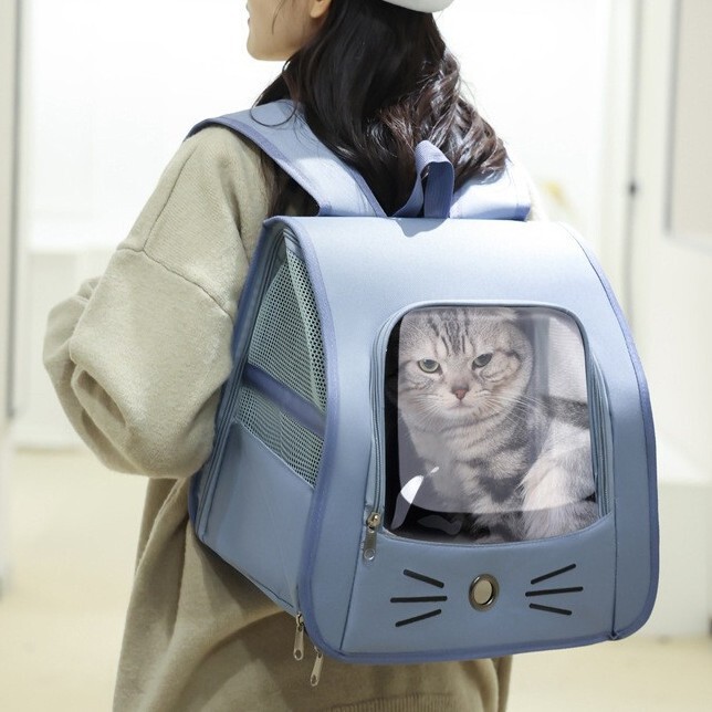 猫バックパックかわいい外出ポータブル小型犬バックパック大容量ペットバックパック猫バッグ卸売|undefined