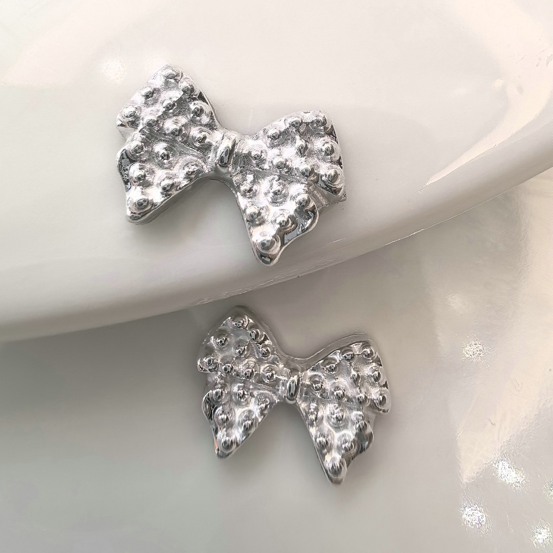 银色穿戴甲配料 穿戴美甲 美甲饰品 美甲钻饰 0004.jp