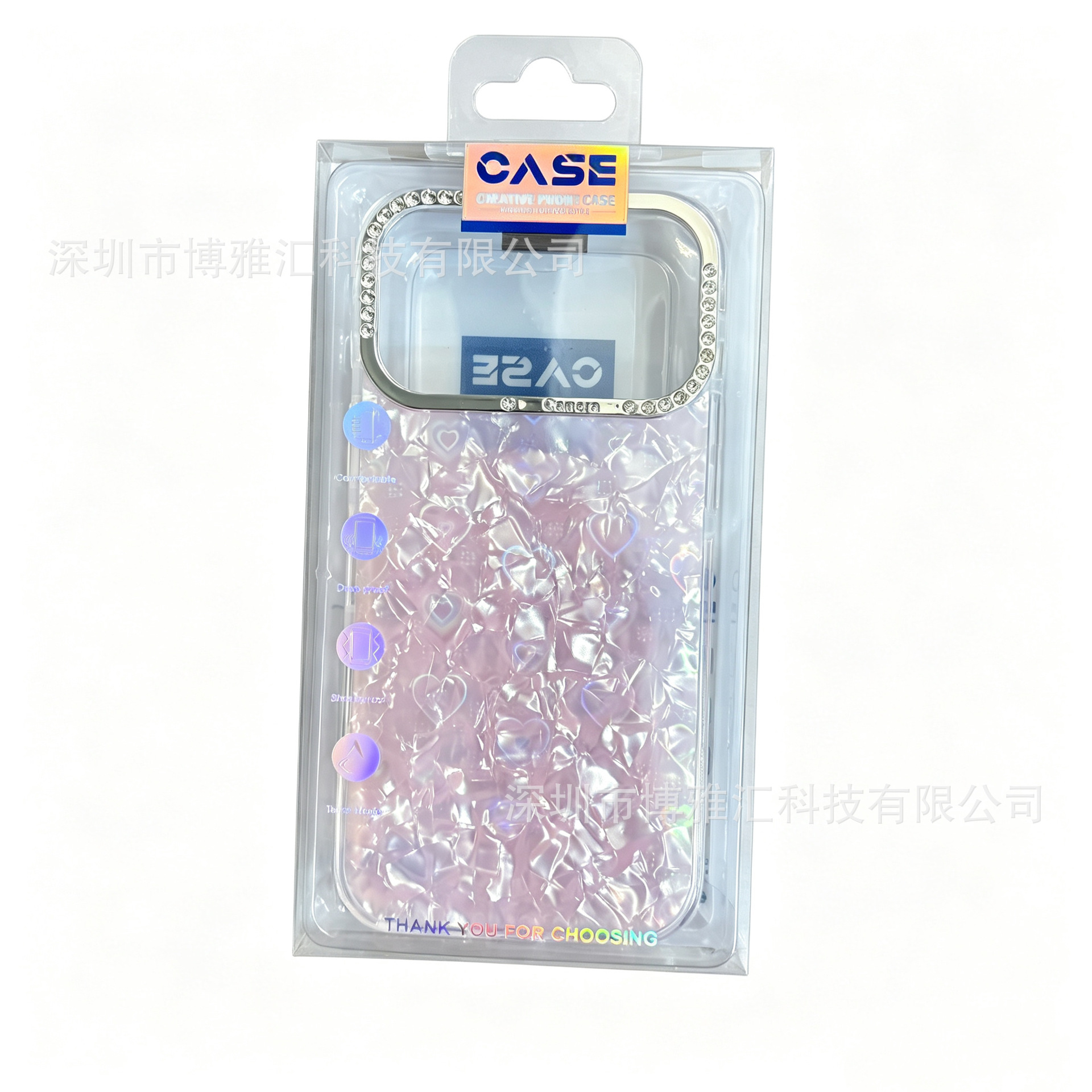 Conchas de borde redondo para iPhone17Promax succión soporte de teléfono celular Apple 16 amor protector 15