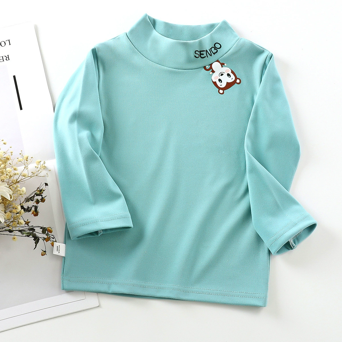 Детское базовое тело-дружелюбное осеннее мультяшное тепло из бархата термобелье для мужчин и женщин, для подростков