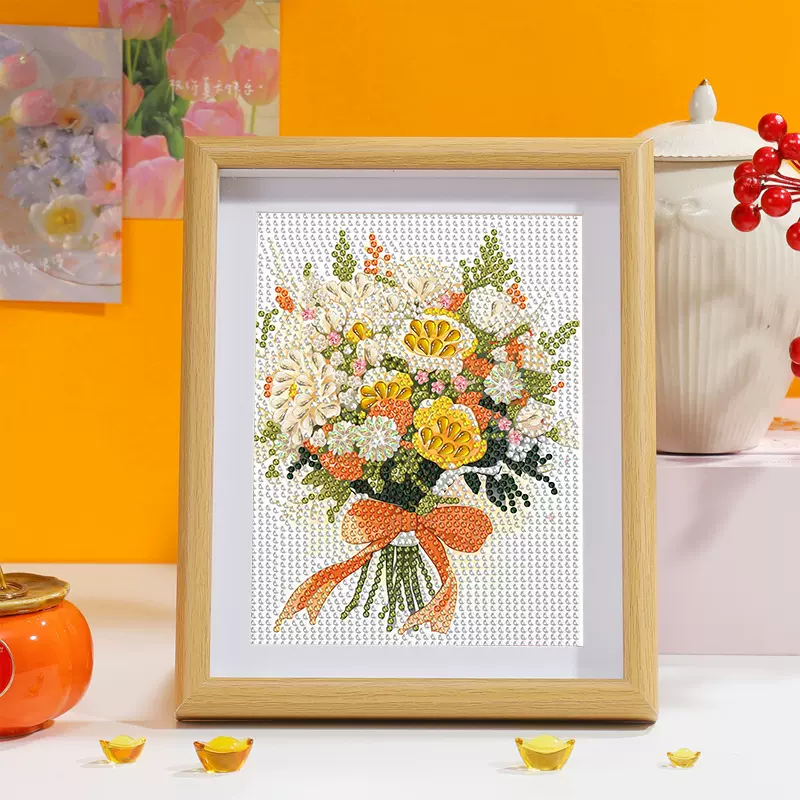 跨境教师节钻石画学生手工diy钻石贴画开学季儿童砖石画礼物批发