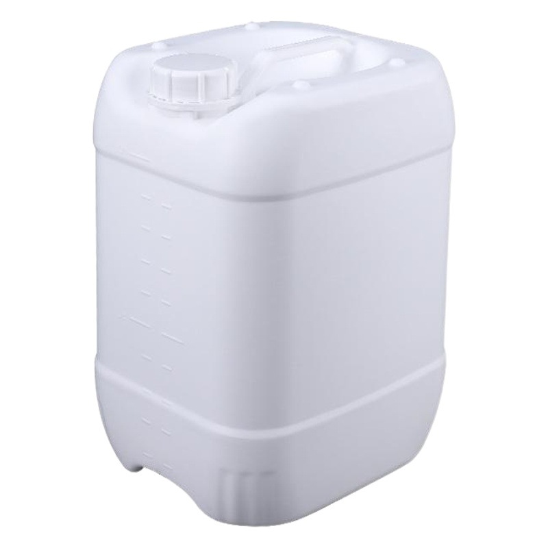 Metasequoia HDPE grueso alimentos cubo cuadrado sellado almacenamiento de agua química cubo líquido residual 10kg línea de nivel de líquido código de pila de plástico