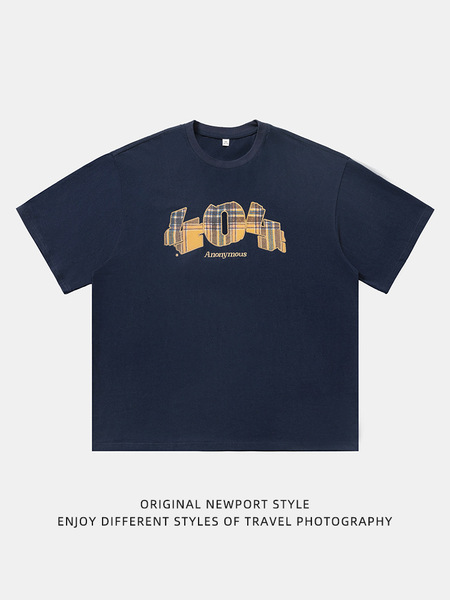 Summer Japanese cotton retro short sleeve T-shirt